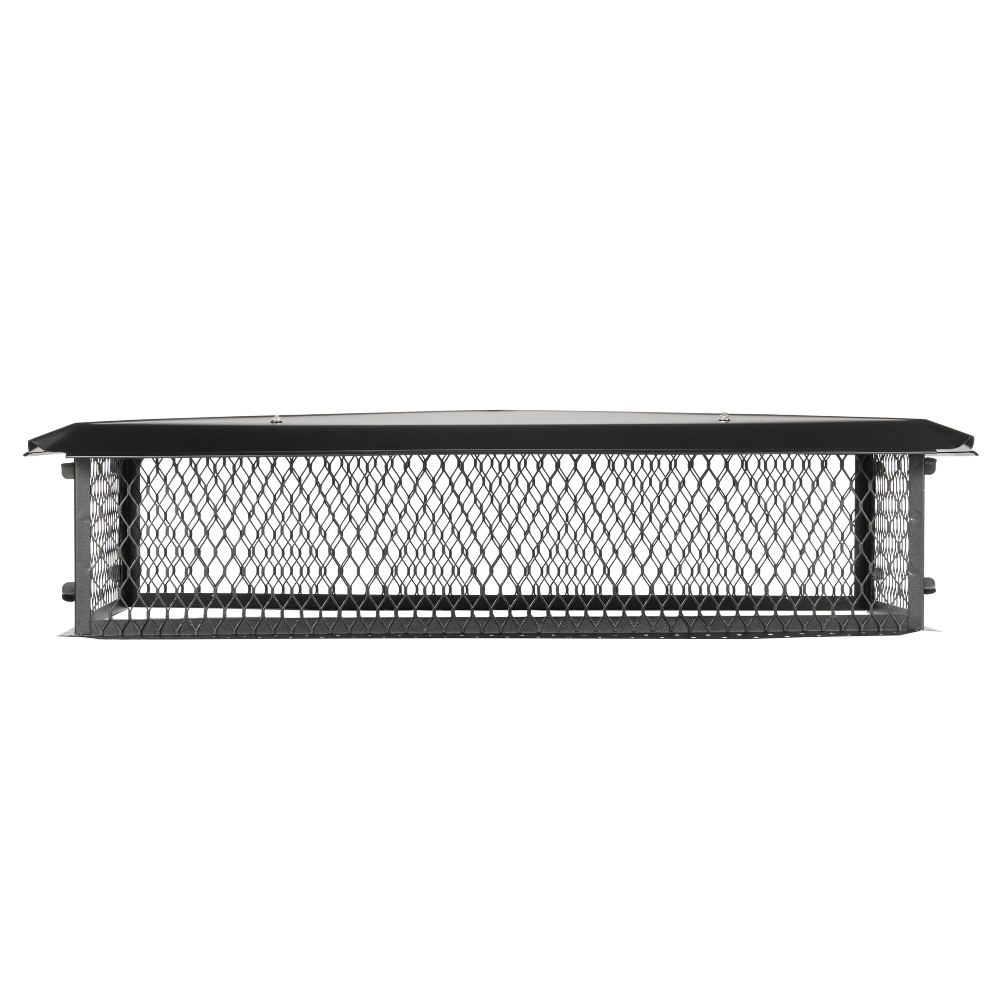 Draft King, 14in. x 30in. Black Galvanized Multi-Flue Chimney Cap, Included (qty.) 1 Material Steel, Model# BBT1430K-10W